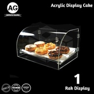 Acrylic Cake Display Shelves / Acrylic Food Cupcake Bakery Shelves