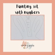 20x20cm |Kids Edition | Painting Paint By Numbers on canvas | at | By ProjectBonda