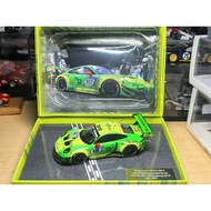 1/43 Minichamps Mini Cut manthey Fleet Special Note Porsche 911 GT3 R 991 2018 New Bergrin 24 Hours 