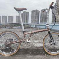 復古版 風行 GUST FGC 2010 TIAGRA 10速 碟剎 20吋 451 鉻鉬鋼架 折叠車