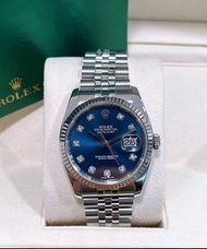 👑[現貨]🔥🔥Rolex Datejust 勞力士日誌系列 116234 藍面鑽 18K白金狗牙圈 36mm表徑 自動機械 單錶 rolex/rolex submariner/rolex dateju