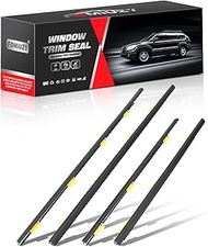 Exterior Window Moulding Belt Glass Sweep Felt Trim Seal Weatherstrip Kit Fit Honda CRV CR-V 2002 20