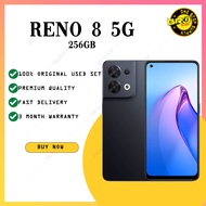 100% ORIGINAL RENO 8 5G 8GB + 256GB | 12GB + 256GB ( 2nd Phone Secondhand Used Terpakai Condition Gr