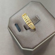 22k / 916 Gold Slim Abacus Ring