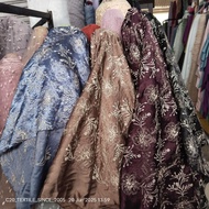 PRICE/ 0.5 M | EMBROIDERED SATIN FABRIC EMBROIDERED SATIN/S EMBROIDERED SATIN FABRIC/S SATIN EMBROID