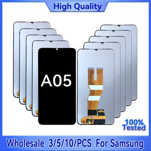 Wholesale 3/5/10 Pieces/Lot For Samsung A05 Screen Lcd Display With Touch Assembly A055 A055M A055F 