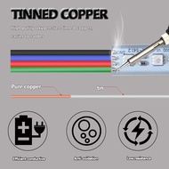 100ft RGB 4 Wire Conductor Cords 4PIN 22AWG Extension Cable LED Welding Wire Tinned Copper 22 Gauge 