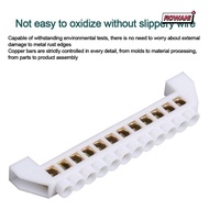ROWAN1 Zero Row, With Hole Screw Multi-specification Grounding Terminal Block, Screw Connector Brass