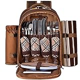 Ferlin Picnic Backpack for 4 with Cooler