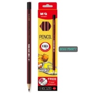 [DOZEN] HB AWP308D7 M&G PENCIL FREE SHARPENER Penghapus MG PENCIL/ FREE ERASER SHARPENER HB PENCIL/