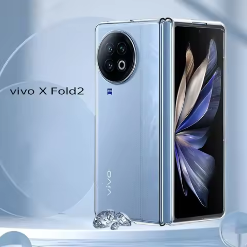 Case for vivo X Fold2 XFold2 Luxury Clear Hard PC Frame Bare Feeling Transparent Folding Phone Cover