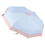 Fibrella UV Block Plus Automatic Umbrella F00417 (Dots & Strips Pattern Gray)