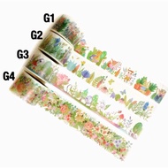 Enchanted greens washi