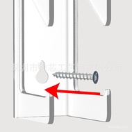 Wall Shelf Perforated Acrylic Controller ps4ps5 Ear Free Hanger Remote Control Rack 2pcs Handle Nail