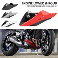 New For Street Triple 765 RS R 765RS 765R 2023 2024 Motorcycle Engine Lower Spoiler Body Fairing Pr