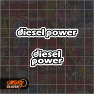Turbo Diesel Power Sticker
