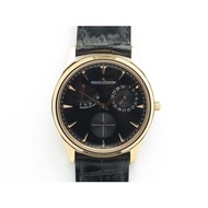 DL MASTER ULTRA THIN RESERVE DE MARCHE RG 3AF BEST EDITION BLACK DIAL ON BLACK LEATHER STRAP A938