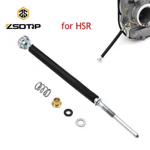 ZSDTRP Long/Short Flexible Cable Idle Screw for Mikuni HSR 42/45/48 Flatslide Carburetors