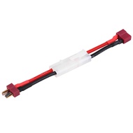 2Pcs/Set T Plug Female / Male To Tamiya Male / Female Adapter Cable 14 AWG Wire RC Accessory