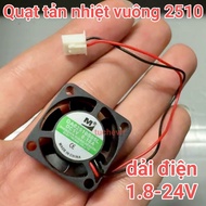 Square radiator fan 25mm 5V 9V 12V 24V code 2510 2511