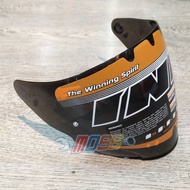 INK TERRA 2 FLAT CLEAR DARK HELMET VISOR ORIGINAL INKSMOKE