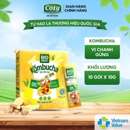 [DEAL] Bio Concept Kombucha Tea Lemon Ginger Flavor, Supports Probiotic Supplement to Increase Immun