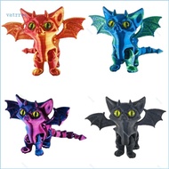 VA Imaginative 3D Published Patron Devil Puss Toy 4 Dynamic Dyes Halloween Party Desk Deck Safe For 