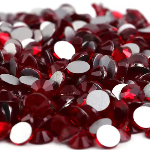 Siam Glass 3D Nail Art Decorations ss3 ss4 ss5 ss6 ss8 ss10 ss12 ss16 ss20 ss30 ss34 Crystal Nails N