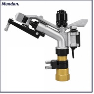 MUNDAN Irrigation Sprinkler, Easy To Install with 3 Nozzles Impact Sprinkler, 1 Inch DN25 Female Thr