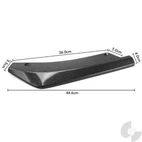 2PCS Car Accessories for G30 G20 F30 E90 Glossy Black Rear Bumper Diffuser Splitter Cover Side Canar