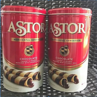 ASTOR WAFER STIK KALENG MAYORA 330 GRAM / BISKUIT WAFER ROLL / SNACK COKLAT / KUE COKELAT MURAH