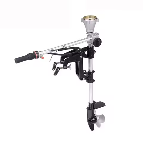 New Conversion Of Gasoline Mower To Electric Outboard Engine Engine Bracket, Marine Mounted Engine, 