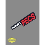 Logo sticker cover Gear cover rc100 rc110 Suzuki pecs pecs