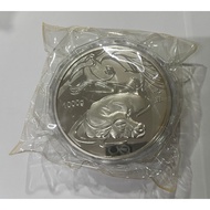 2009 Chinese Zodiac Lunar Year of the Ox 1 kg kilo Silver Plated Round 1kg