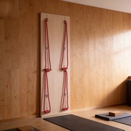 Padded Waist Belt Iyengar Mind-Body Wall Board Anti-Slip Buckles Mind-Body Rope Wall System Stainles