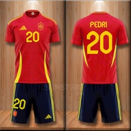 Bộ Áo Đấu Siêu Sao Pedri Tuyển Tây Ban Nha 2024/25