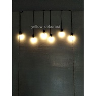 Lampu Juntai backdrop/aksesories Backdrop dekorasi wedding