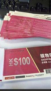 Wellcome $100 購物禮券