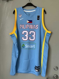 270 High Quality】New \12304; Original 2024 Gilas Pilipinas Jerseys 33# Carl Tamayo Jersey