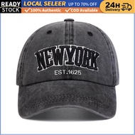 Unisex Letter Embroidery Washable Baseball Cap NEW YORK letter outdoor sports caps vintage baseball 