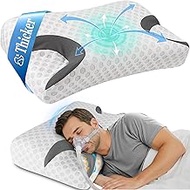 IKSTAR CPAP Pillow for Side Sleeper, Sleep Apnea Pillow for Sleeping, Nasal Pillows Suit for All Mas