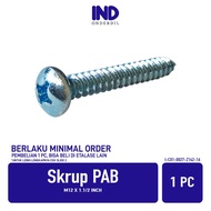 WHOLESALE PAB Screws M12 X 1.1/ 2 Inch Bolts Bolts Self Tapping Screws Harden P+ AB 12mm x 38 12 38 