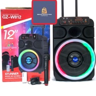 [40W[ GZ-W812 TWS Wireless Bluetooth Portable Trolley Speaker / 12 Inch / Super Bass Subwoofer Speak
