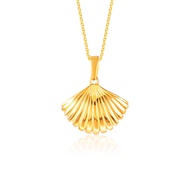 SK Jewellery Gold Seashell Pendant