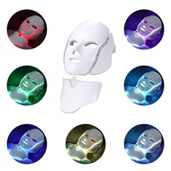 7 Colors LED Light Photon Face Neck Mask Rejuvenation Skin Therapy Skin Wrinkles