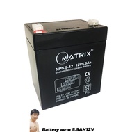 Matrix/Katzuni แบตเตอรี่ Battery Rechargeable ขนาด 12V 5.5Ah