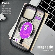 Magnetic Camouflage Bape Casing hp Samsung A07 A17 A37 A57 5G A27 A06 A56 5G S24 Ultra A26 A15 S24 F