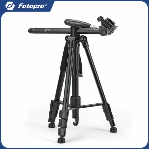 Fotopro DIGI-1003 HR 167CM Camera 360 Horizontal Tripod with Center Column Overhead Camera Tripod Mo
