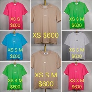 MSGM 女 Tee size XS S M $600 (價錢及size 看相片)