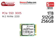 Transcend PCIe SSD 300S M.2 NVMe 2230 Capacity: 1TB, 512GB, 256GB